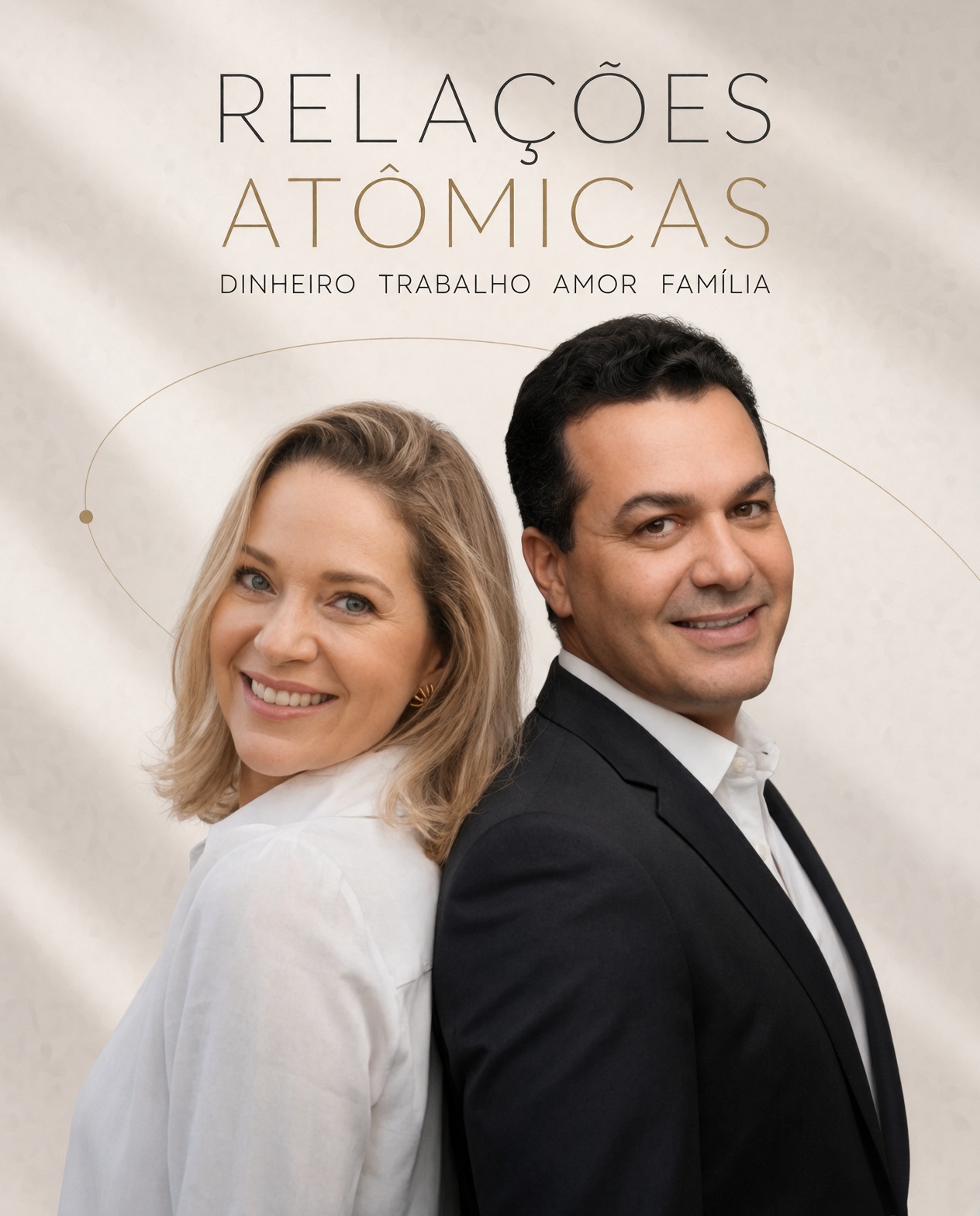 Eliane Marie Cyrino e André Luis Batista, palestrantes do Relações Atômicas